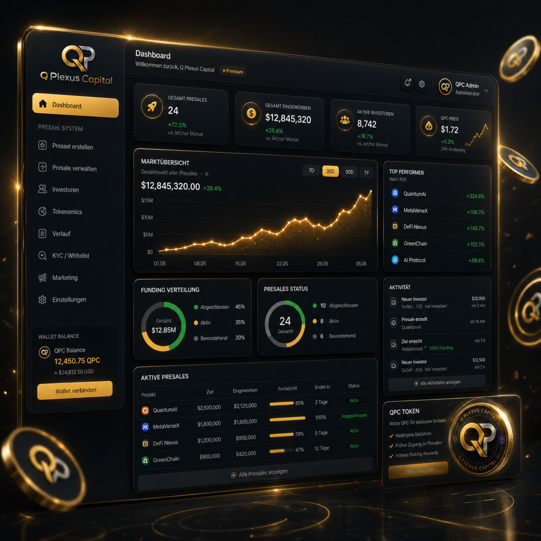 Krypto Token erstellen & Projekt Aufbau